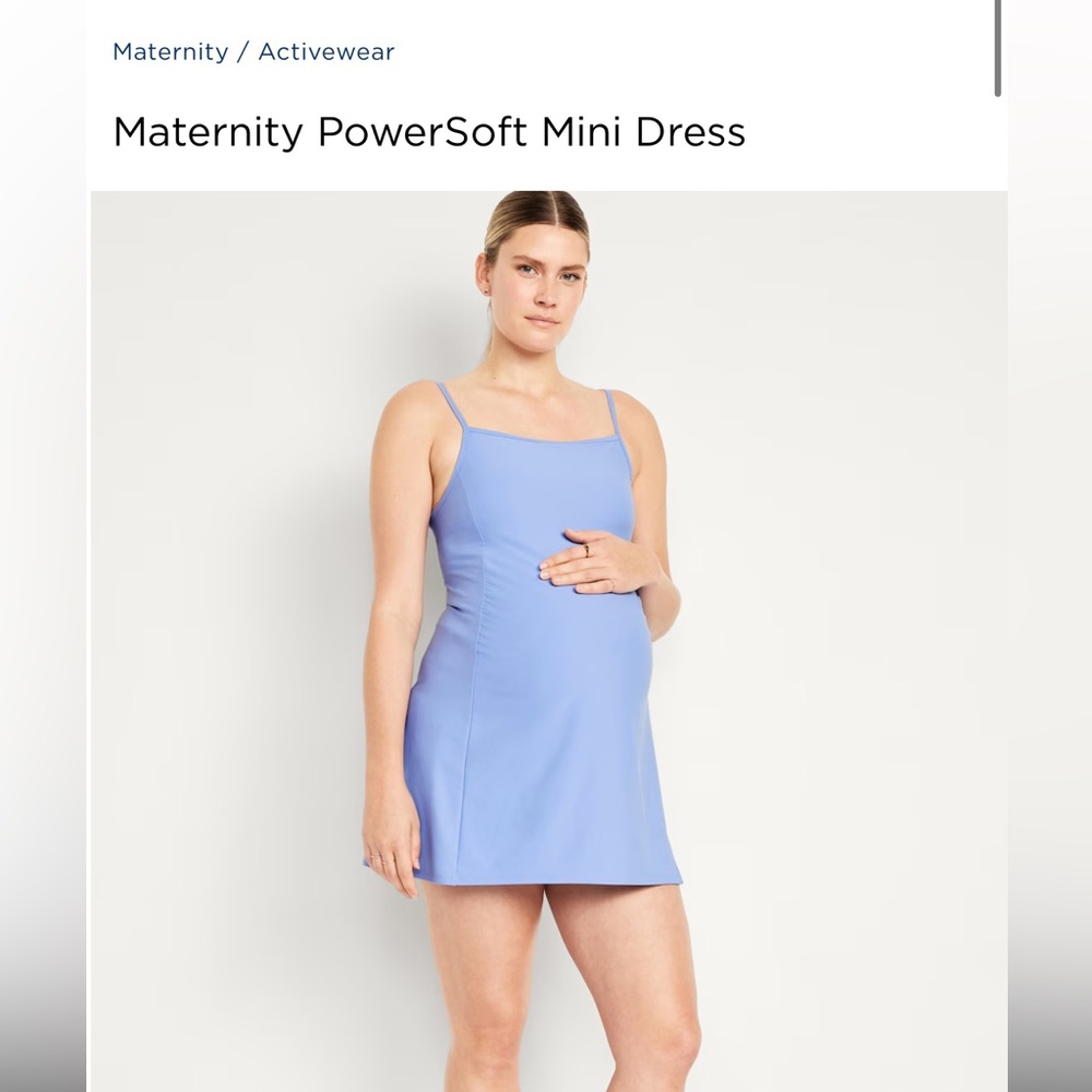 Maternity PowerSoft Mini Dress